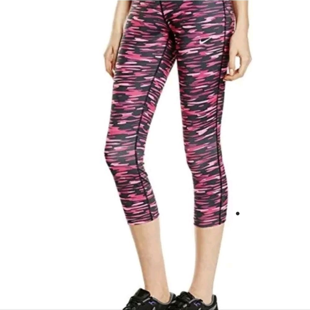 Nike dry fit running pantsโ686063-667 women size Nike Relay Legging Fitโpink